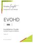 EVOHD. Installation Guide. Includes Keypad Installation. Version 1.11. www.paradox.com