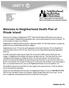 Rhode Welcome Island! to Neighborhood Health Plan of Rhode Island! Welcome to Neighborhood Health Plan of