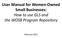 User Manual for Women-Owned Small Businesses: How to use GLS and the WOSB Program Repository. February 2011