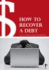 how to recover a debt