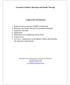 Licensed Graduate Marriage and Family Therapy TABLE OF CONTENTS