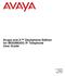 Avaya one-x Deskphone Edition for 9630/9630G IP Telephone User Guide