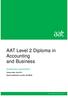 AAT Level 2 Diploma in Accounting and Business