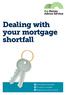 Dealing with your mortgage shortfall
