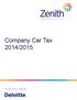 Company Car Tax 2014/2015