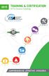 2015 TRAINING & CERTIFICATION