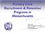 Primary Care Recruitment & Retention Programs in