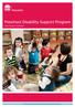 Preschool Disability Support Program. Grant Program Guidelines