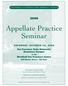 Appellate Practice Seminar