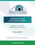 Ophthalmic Practice Administrators Program. Saturday, June 27, 2015 The Breakers Palm Beach, FL SYLLABUS