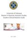 University of Dubuque Master in Physician Assistant Studies Student Clinical Rotation Guide
