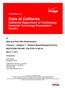 State of California California Department of Technology Statewide Technology Procurement Division
