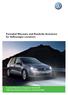 Extended Warranty and Roadside Assistance for Volkswagen customers