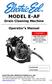 MODEL E-AF. Drain Cleaning Machine. Operator s Manual