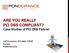 ARE YOU REALLY PCI DSS COMPLIANT? Case Studies of PCI DSS Failure! Jeff Foresman, PCI-QSA, CISSP Partner PONDURANCE
