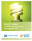 Bright Ideas. A Smarter Business Guide to Energy Efficiency