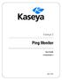 Kaseya 2. User Guide. for Network Monitor 4.1