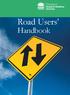 Road Users. Handbook