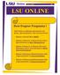 LSU ONLINE. New Degree Programs! LSU Online is offering new master s degrees, specializations, and concentrations: Master of Social Work (MSW)