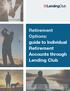 Retirement Options: guide to Individual Retirement Accounts through Lending Club