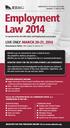 14 Best Practices For 2014 Employment Law
