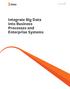 Integrate Big Data into Business Processes and Enterprise Systems. solution white paper