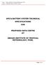 UPS & BATTERY SYSTEM TECHNICAL SPECIFICATIONS FOR PROPOSED DATA CENTRE AT INDIAN INSTITUTE OF TROPICAL METEOROLOGY, PUNE.