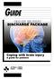 BRAIN INJURY. Coping with brain injury A guide for patients