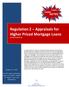 Regulation Z Appraisals for Higher Priced Mortgage Loans