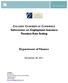 CALGARY CHAMBER OF COMMERCE Submission on Employment Insurance Premium Rate Setting. Department of Finance