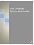 York University Pension Plan Booklet