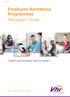 Employee Assistance Programmes Manager s Guide