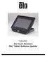 Elo Touch Solutions Elo Tablet Software Update