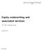 Equity underwriting and associated services