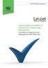 Lexcel England and Wales v6 Standard for in-house legal departments Excellence in legal practice management and client care