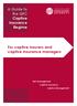 For captive insurers and captive insurance managers