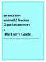 avancemos unidad 3 leccion 2 packet answers : The User's Guide