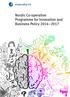 Nordic Co-operation Programme for Innovation and Business Policy 2014 2017