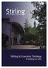 Stirling s Economic Strategy A Strategy for Jobs