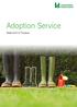 Adoption Service. Statement of Purpose