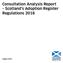 Consultation Analysis Report Scotland s Adoption Register Regulations 2016
