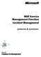MOF Service Management Function Incident Management