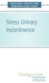 PHYSICIAN / HEALTH CARE PROVIDER POCKET GUIDE. Stress Urinary Incontinence