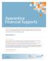 Apprentice Financial Supports