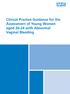 Clinical Practice Guidance for the Assessment of Young Women aged 20-24 with Abnormal Vaginal Bleeding