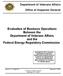 Evaluation of Business Operations Between the. Department of Veterans Affairs. and the Federal Energy Regulatory Commission