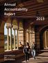 Annual Accountability Report 2013