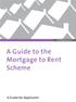 A Guide to the Mortgage to Rent Scheme
