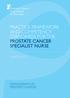 PRACTICE FRAMEWORK AND COMPETENCY STANDARDS FOR THE PROSTATE CANCER SPECIALIST NURSE