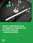 SAFETY CONSIDERATIONS OF WIRELESS CHARGER FOR ELECTRIC VEHICLES A REVIEW PAPER
